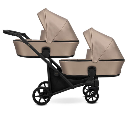 Kunert BRAV DUO Twin Stroller Cappucino ECO