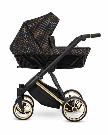 Kunert Ivento Stroller Color: Ivento Black Style Frame Color: Golden Frame Combo: 2 IN 1 KIDZNBABY