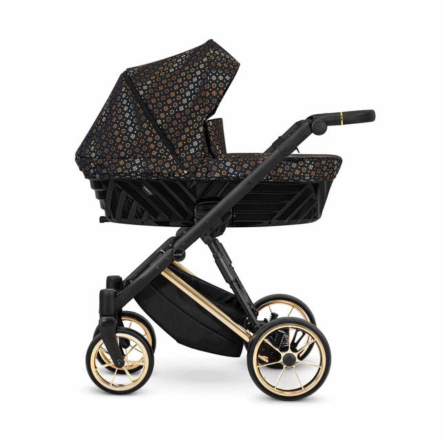 Kunert Ivento Stroller Color: Ivento Black Style Frame Color: Golden Frame Combo: 2 IN 1 KIDZNBABY