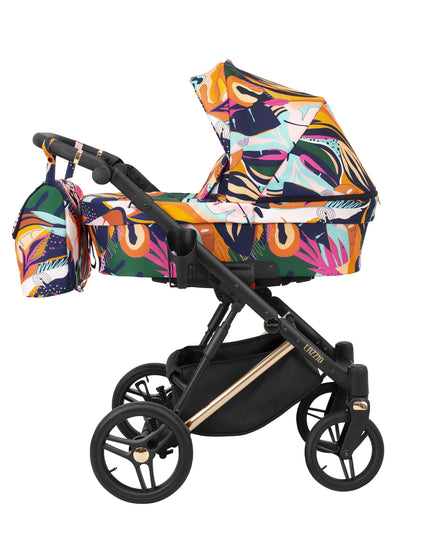 Kunert Lazzio Stroller Color: Lazzio Colorfull Frame Color: Rose Golden Frame Combo: 2 IN 1 KIDZNBABY