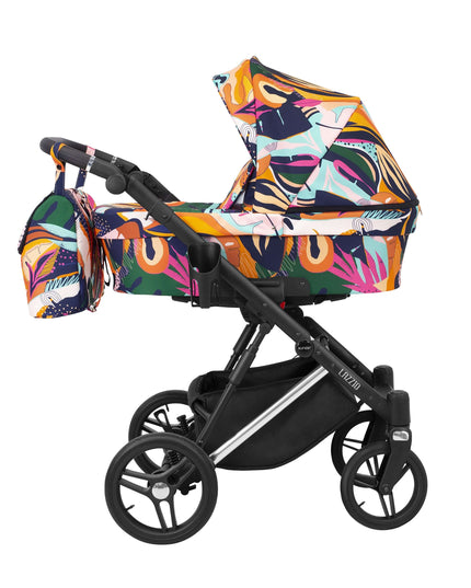 Kunert Lazzio Stroller Color: Lazzio Colorfull Frame Color: Silver Frame Combo: 2 IN 1 KIDZNBABY