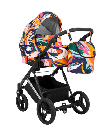 Kunert Lazzio Stroller Color: Lazzio Colorfull Frame Color: Silver Frame Combo: 2 IN 1 KIDZNBABY