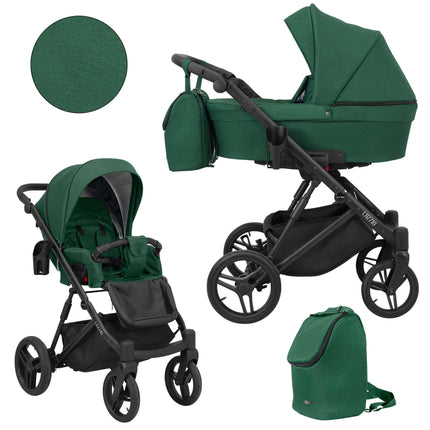Kunert Lazzio Stroller Color: Lazzio Green Frame Color: Black Frame Combo: 2 IN 1 KIDZNBABY