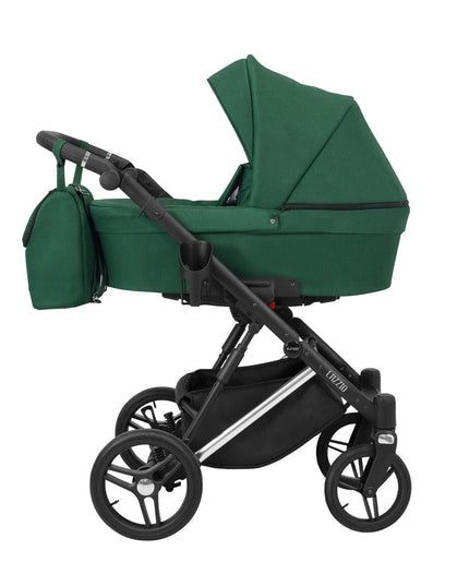 Kunert Lazzio Stroller Color: Lazzio Green Frame Color: Silver Frame Combo: 2 IN 1 KIDZNBABY