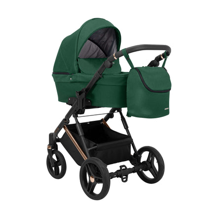 Kunert Lazzio Stroller Color: Lazzio Green Frame Color: Rose Golden Frame Combo: 2 IN 1 KIDZNBABY