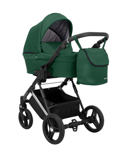 Kunert Lazzio Stroller Color: Lazzio Green Frame Color: Silver Frame Combo: 2 IN 1 KIDZNBABY