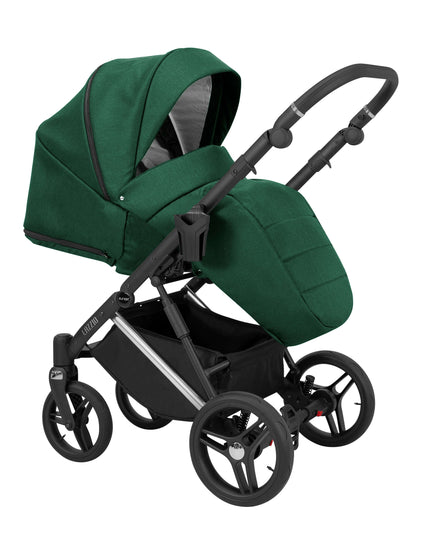 Kunert Lazzio Stroller Color: Lazzio Green Frame Color: Silver Frame Combo: 2 IN 1 KIDZNBABY