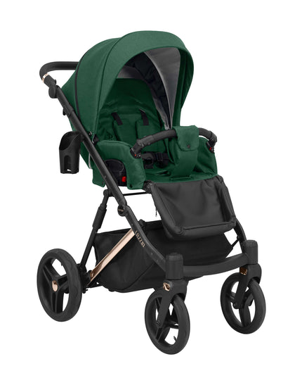 Kunert Lazzio Stroller Color: Lazzio Green Frame Color: Rose Golden Frame Combo: 2 IN 1 KIDZNBABY