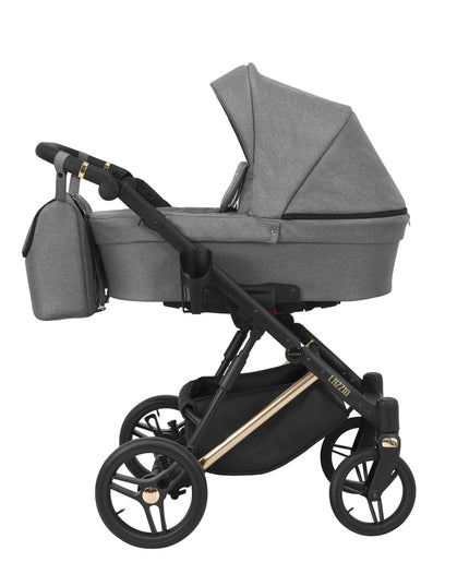 Kunert Lazzio Stroller Color: Lazzio Gray Frame Color: Rose Golden Frame Combo: 2 IN 1 KIDZNBABY