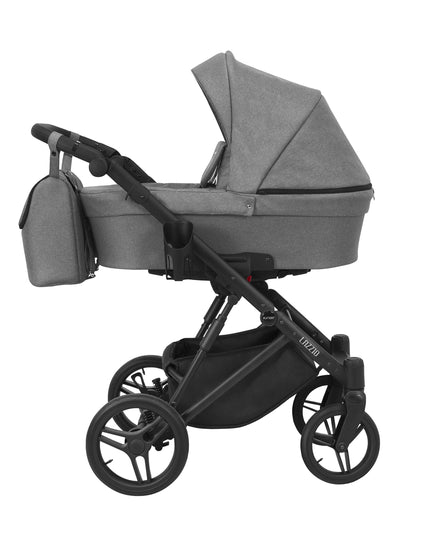 Kunert Lazzio Stroller Color: Lazzio Gray Frame Color: Black Frame Combo: 2 IN 1 KIDZNBABY