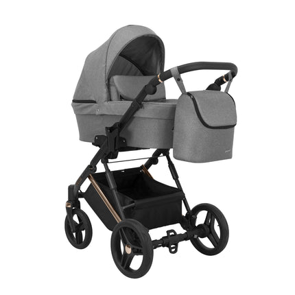 Kunert Lazzio Stroller Color: Lazzio Gray Frame Color: Rose Golden Frame Combo: 2 IN 1 KIDZNBABY