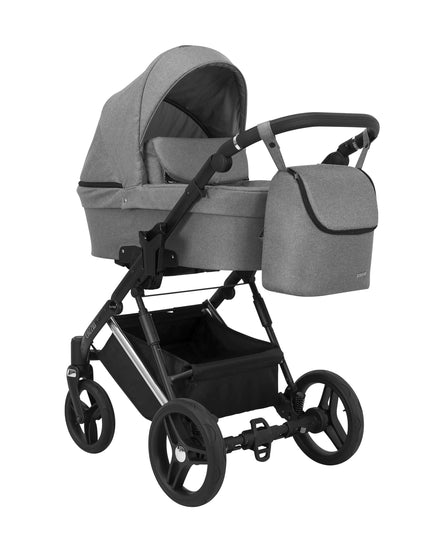 Kunert Lazzio Stroller Color: Lazzio Gray Frame Color: Silver Frame Combo: 2 IN 1 KIDZNBABY