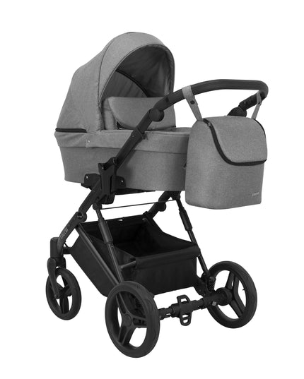 Kunert Lazzio Stroller Color: Lazzio Gray Frame Color: Black Frame Combo: 2 IN 1 KIDZNBABY