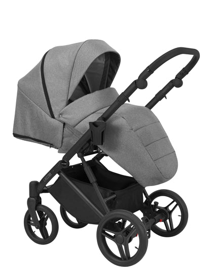 Kunert Lazzio Stroller Color: Lazzio Gray Frame Color: Black Frame Combo: 2 IN 1 KIDZNBABY