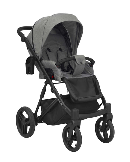 Kunert Lazzio Stroller Color: Lazzio Gray Frame Color: Black Frame Combo: 2 IN 1 KIDZNBABY