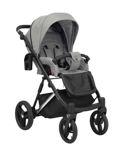 Kunert Lazzio Stroller Color: Lazzio Gray Frame Color: Silver Frame Combo: 2 IN 1 KIDZNBABY