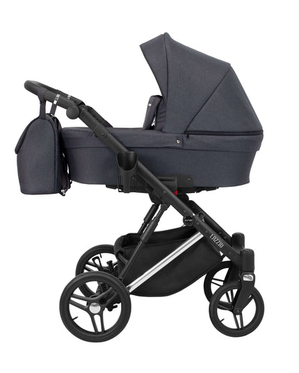 Kunert Lazzio Stroller Color: Lazzio Anthracite Frame Color: Silver Frame Combo: 2 IN 1 KIDZNBABY