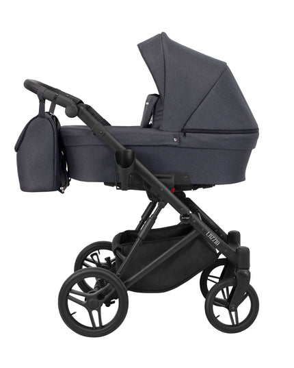 Kunert Lazzio Stroller Color: Lazzio Anthracite Frame Color: Black Frame Combo: 2 IN 1 KIDZNBABY