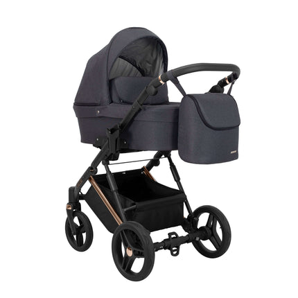 Kunert Lazzio Stroller Color: Lazzio Anthracite Frame Color: Rose Golden Frame Combo: 2 IN 1 KIDZNBABY