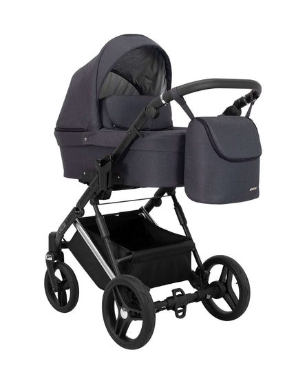 Kunert Lazzio Stroller Color: Lazzio Anthracite Frame Color: Silver Frame Combo: 2 IN 1 KIDZNBABY