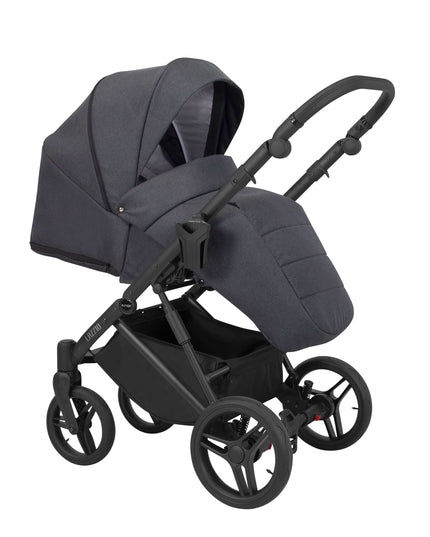 Kunert Lazzio Stroller Color: Lazzio Anthracite Frame Color: Black Frame Combo: 2 IN 1 KIDZNBABY