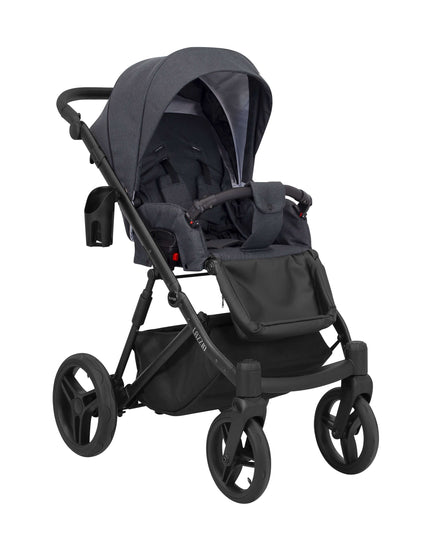 Kunert Lazzio Stroller Color: Lazzio Anthracite Frame Color: Black Frame Combo: 2 IN 1 KIDZNBABY