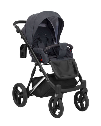 Kunert Lazzio Stroller Color: Lazzio Anthracite Frame Color: Silver Frame Combo: 2 IN 1 KIDZNBABY