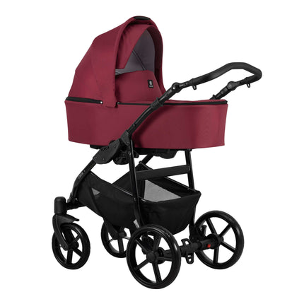 Kunert Mata Stroller Color: Mata Claret Frame Color: Black Frame Combo: 2 IN 1 KIDZNBABY