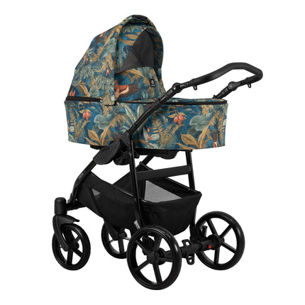 Kunert Mata Stroller Color: Mata Jungle Frame Color: Black Frame Combo: 2 IN 1 KIDZNBABY