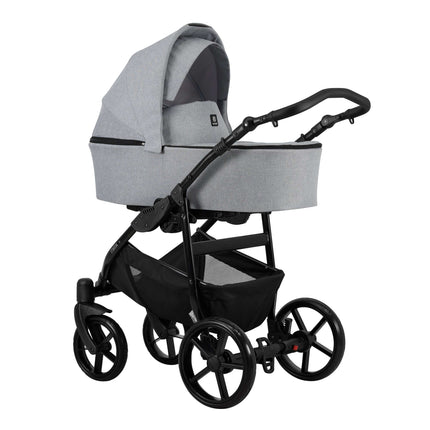 Kunert Mata Stroller Color: Mata Gray Frame Color: Black Frame Combo: 2 IN 1 KIDZNBABY