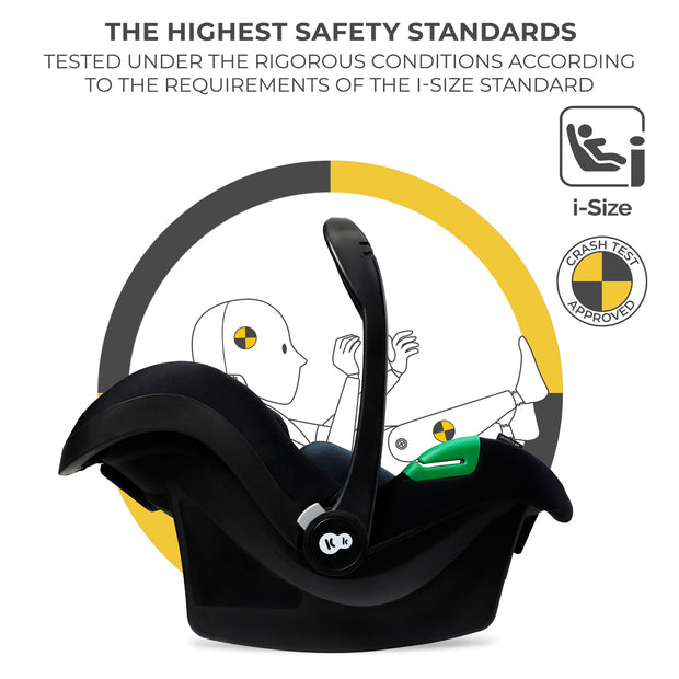 The highest safety standard of Kinderkraft Car Seat MINK PRO in Black