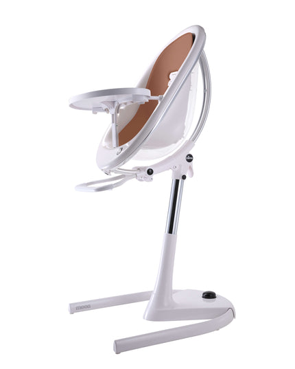 mima MOON High Chair In White adn Camel