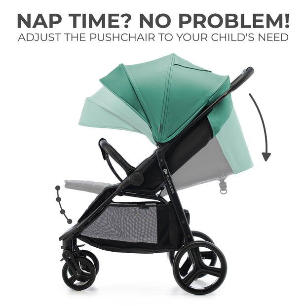 Adjustable Kinderkraft RINE stroller for child's nap time