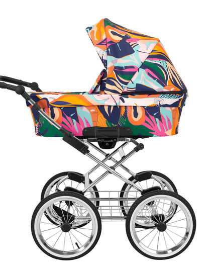 Kunert Romantic Stroller Color: Romantic Colorfull Frame Color: Chrome Frame Combo: 2 IN 1 KIDZNBABY