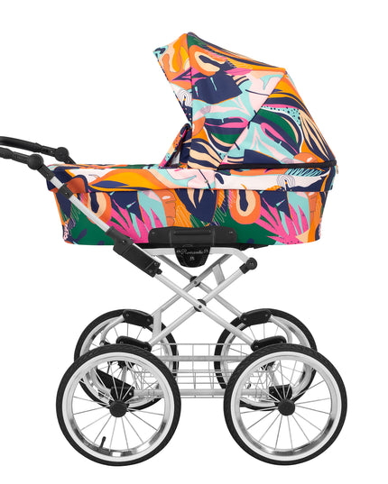 Kunert Romantic Stroller Color: Romantic Colorfull Frame Color: Graphite Frame Combo: 2 IN 1 KIDZNBABY