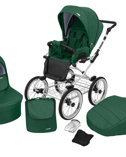 Kunert Romantic Stroller Color: Romantic Green Frame Color: Graphite Frame Combo: 2 IN 1 KIDZNBABY