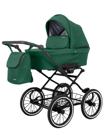 Kunert Stroller Romantic in Green with Black Frame by KIDZNBABY