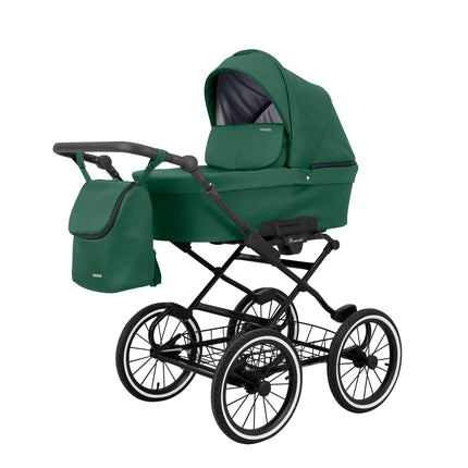 Kunert Stroller Romantic in Green with Black Frame by KIDZNBABY