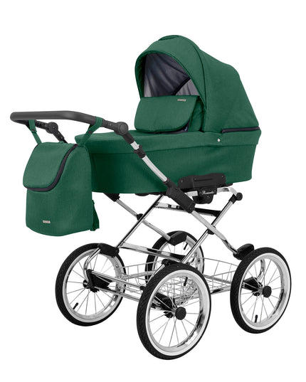 Kunert Romantic Stroller Color: Romantic Green Frame Color: Chrome Frame Combo: 2 IN 1 KIDZNBABY