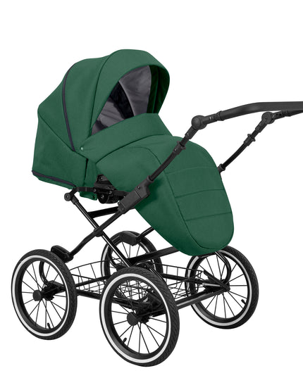 Kunert Stroller Romantic in Green with Black Frame by KIDZNBABY