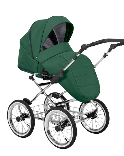 Kunert Romantic Stroller Color: Romantic Green Frame Color: Chrome Frame Combo: 2 IN 1 KIDZNBABY