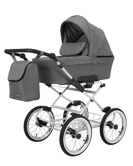 Kunert Romantic Stroller Color: Romantic Gray Frame Color: Graphite Frame Combo: 2 IN 1 KIDZNBABY