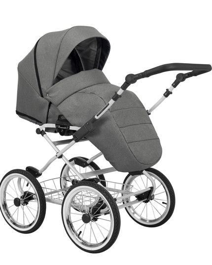 Kunert Romantic Stroller Color: Romantic Gray Frame Color: Graphite Frame Combo: 2 IN 1 KIDZNBABY