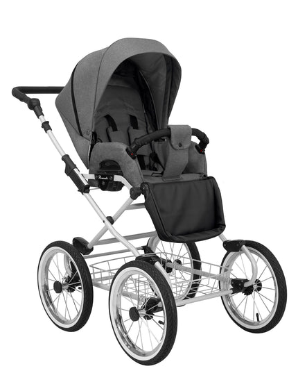 Kunert Romantic Stroller Color: Romantic Gray Frame Color: Graphite Frame Combo: 2 IN 1 KIDZNBABY