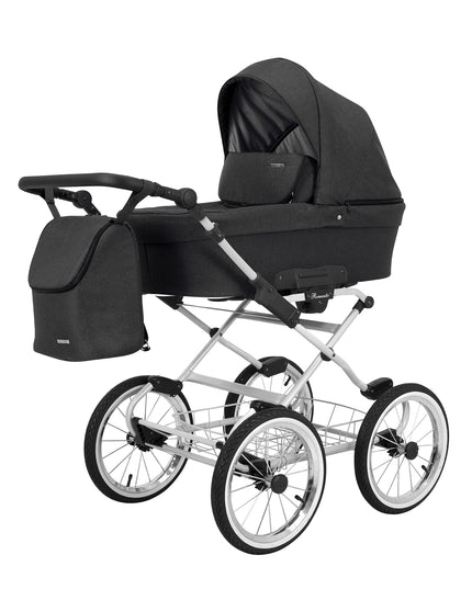 Kunert Romantic Stroller Color: Romantic Anthracite Frame Color: Graphite Frame Combo: 2 IN 1 KIDZNBABY