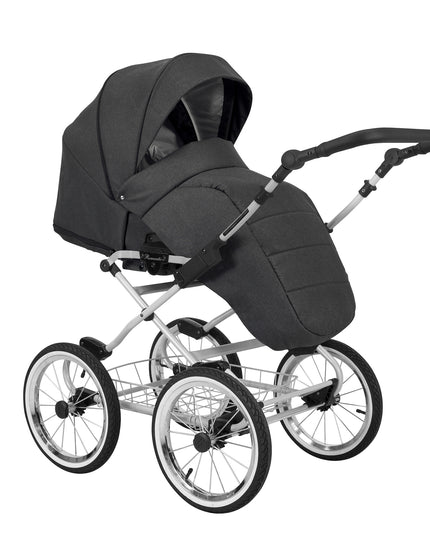 Kunert Romantic Stroller Color: Romantic Anthracite Frame Color: Graphite Frame Combo: 2 IN 1 KIDZNBABY