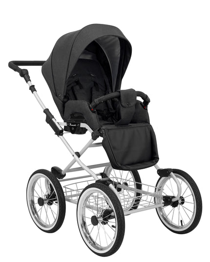 Kunert Romantic Stroller Color: Romantic Anthracite Frame Color: Graphite Frame Combo: 2 IN 1 KIDZNBABY