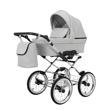 Kunert Romantic baby stroller with a white carrycot