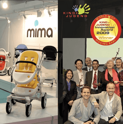 Mima Kids wins the 2009 Kind+Jugend Innovation Award for innovative stroller designs