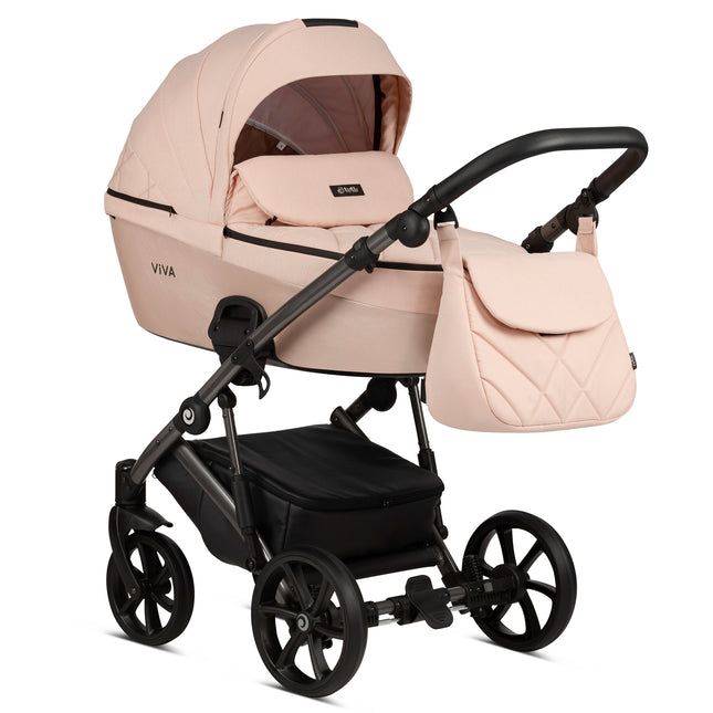 Tutis Viva 4 Luxury Stroller Color: Rose Quartz Combo: 2 IN 1 KIDZNBABY